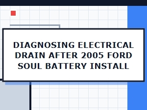 Ford Soul Battery Drain Diagnosis Benchmarks